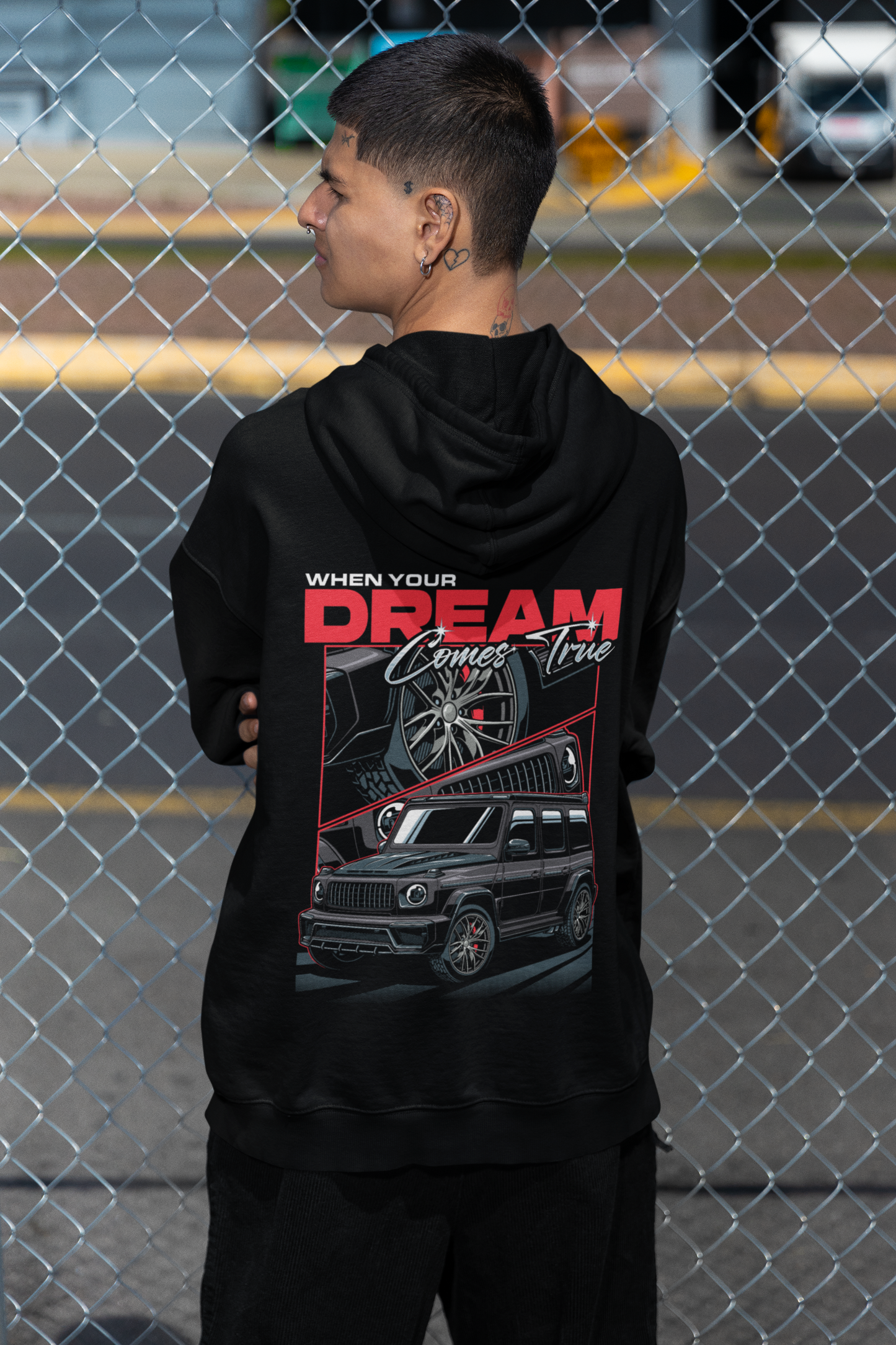 Dream comes True Oversized Zipper Hoodie